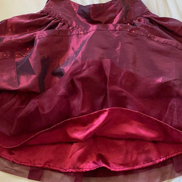 Red Sequin Skirt - Picture 6 of 6